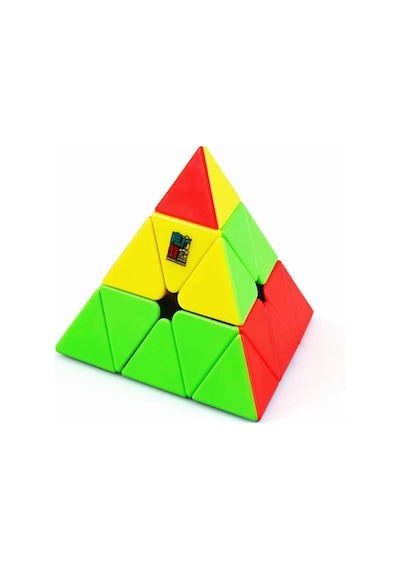 Moyu Meilong Pyramid Manyetik Bloklar- Mıknatıslı Stickersız Akıl Zeka Rübik Küp