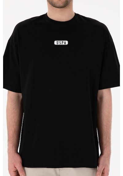 U.S. Polo Assn. Erkek Oversize Fit Bisiklet Yaka Siyah Tişört 50305923-VR046 U.S. Polo Assn. Erkek Oversize Fit Bisiklet Yaka Siyah Tişört 50305923-VR046