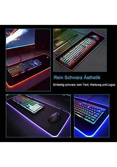 Owege Oyun Fare Altlığı Xxl 800 X 300 Mm Rgb Fare Altlığı, Büyük,