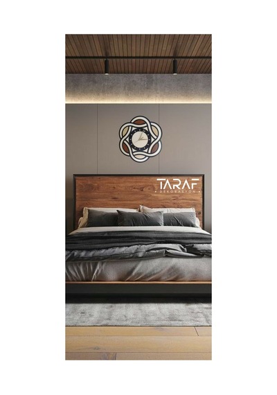 Sarmal Sonsuz Lazer Kesim Dekoratif Duvar Saati M01 4 Renk