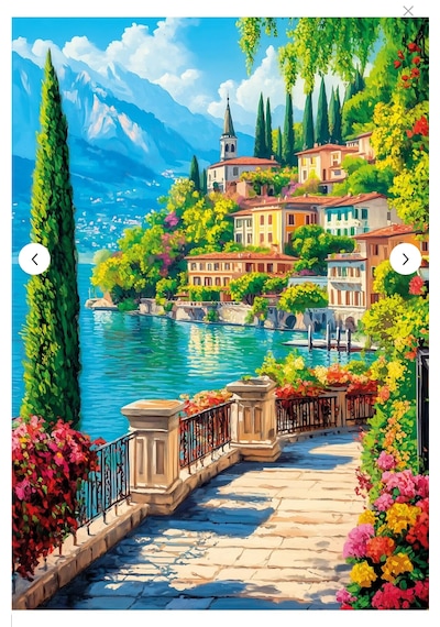 Ks Games Lake Como 1000 Parça Puzzle 48x68 Cm