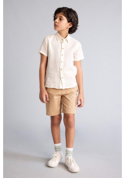 Defacto Gabardin Şort Erkek Çocuk C2955a826smbg203 Bej-bg203