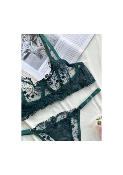 La Linaa Kadın Dantelli Bralet Sütyen Şık İç Çamaşır Takımı Transparan Seksi İç Giyim Koyu Yeşil - 591611016 Koyu Yeşil La Linaa Kadın Dantelli Bralet Sütyen Şık İç Çamaşır Takımı Transparan Seksi İç Giyim Koyu Yeşil - 591611016 Koyu Yeşil