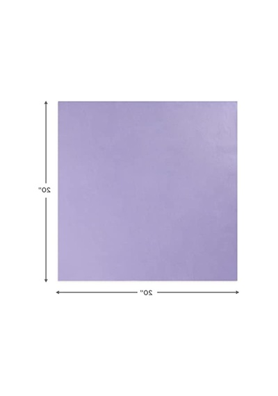 Pastel Gökkuşağı İpek Kağıt Seti - 120 Yaprak, 50 Cm X 50 Cm 124-Pembe