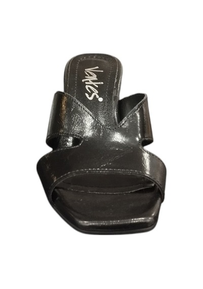 Taşçı Ayakkabı Ventes 019492z Kadın 7 Cm Kalın Topuk Küt Burun Şık Terlik Siyah Taşçı Ayakkabı Ventes 019492z Kadın 7 Cm Kalın Topuk Küt Burun Şık Terlik Siyah