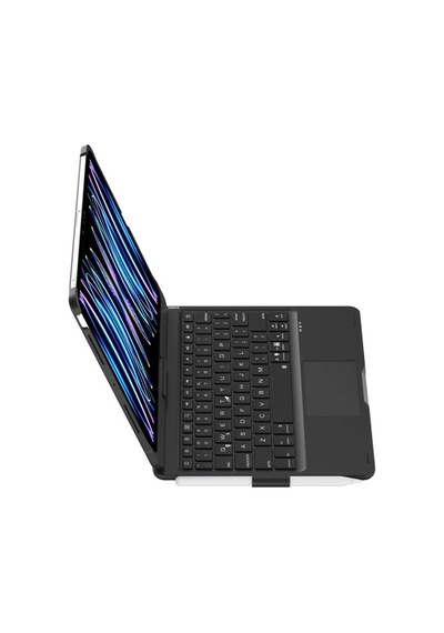 İpad Uyumlu Pro 11 2024 F11 Ats Kılıf Magic Dönen Klavyeli Tablet Kılıf - Siyah Tablet Kılıfı
