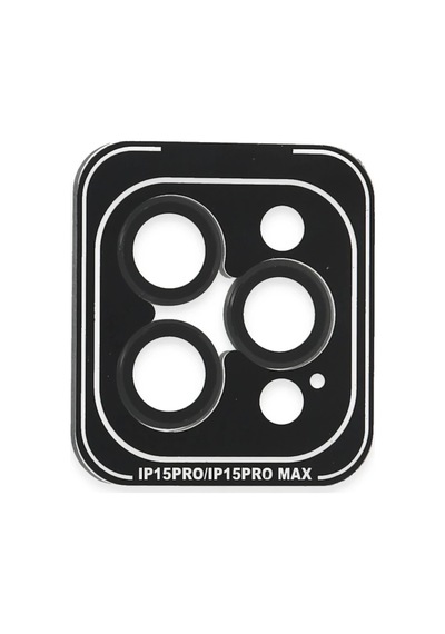 Joko Apple İphone 15 Pro Max Uyumlu Pvd Metal Kamera Lens - Siyah