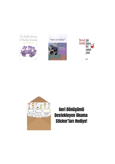 Ne Kadar Sevgi O Kadar Çözüm + Kent Ve Kültür + Aşk Kapıyı Her Zaman Çalar + Okuma Sticker'ları