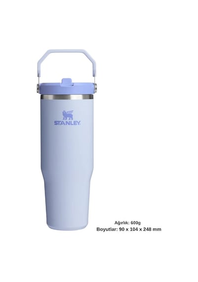 Stanley The Iceflow Flip Straw Pipetli Termos Bardak 0.89 Lt Matara Turkuaz