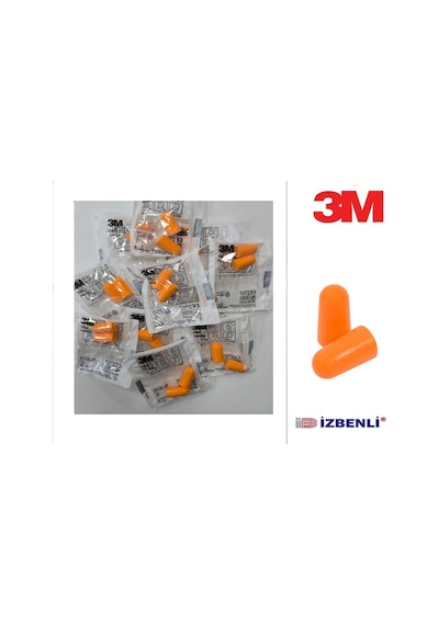 1100 Çift Çift Paketli Kulak Tıkacı 30 Çift