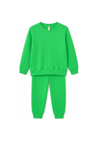 H&c Coolboy H&c Kız Çocuk Pijama Takımı Jakarlı Uzun Kollu Üst Ve Lastikli Alt 2 Li Takım Yeşil H&c Coolboy H&c Kız Çocuk Pijama Takımı Jakarlı Uzun Kollu Üst Ve Lastikli Alt 2 Li Takım Yeşil