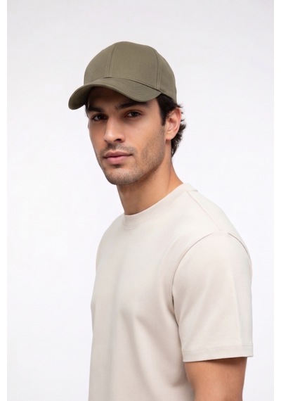 Mollycrush Luxury Unisex Yeşil Pamuklu Beyzbol Şapkası Premium Casual Outdoor Model Koyu Yeşil