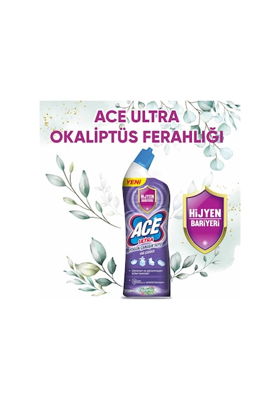 ACE Ultra Yoğun Kıvamlı Çamaşır Suyu Okaliptus 750 ML