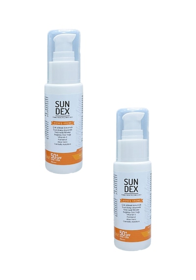 Sundex Healthy Shine Kuru Ciltler İçin Yüz Güneş Kremi SPF50+ 2 x 50 ML