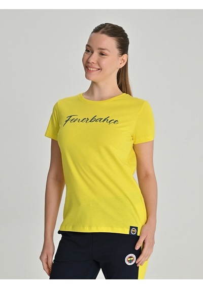 Fenerium Kadın Trend Fenerbahçe Tshırt Sarı