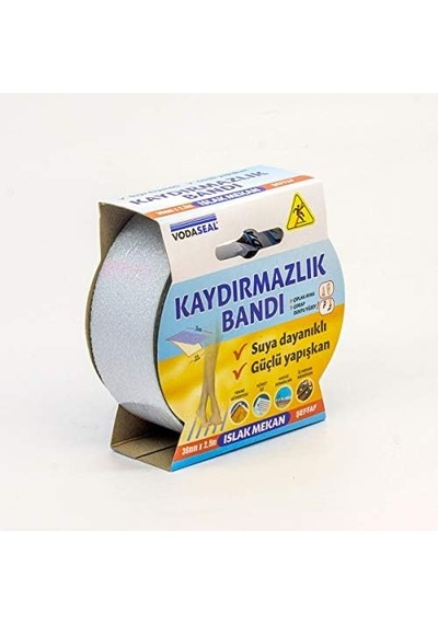Islak Mekan Kaydırmazlık Bandı, 36mmx2.5, Şeffaf