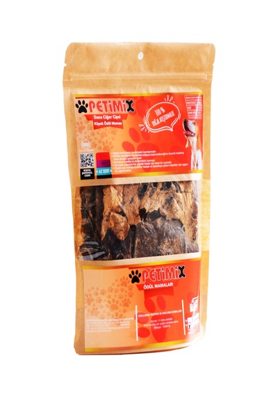 Petimix Dana Ciğer Cipsi Köpek Ödül Maması 100 G