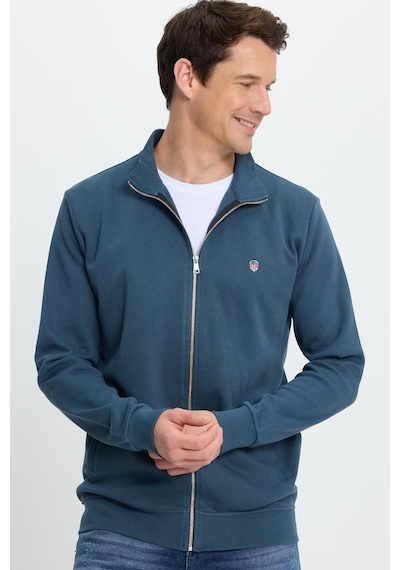 Tudors Erkek Slim Fit Dar Kesim Pamuklu Tam Fermuarlı Çift Cepli Dik Yaka Petrol Sweatshirt Hırka-41894 Petrol Tudors Erkek Slim Fit Dar Kesim Pamuklu Tam Fermuarlı Çift Cepli Dik Yaka Petrol Sweatshirt Hırka-41894 Petrol