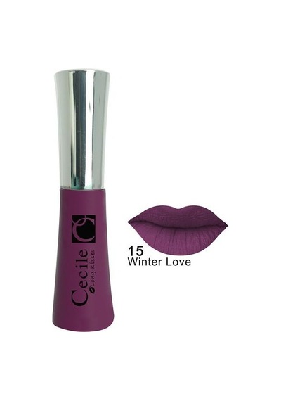 Cecile Long Kisses Kalıcı Mat Dudak Parlatıcı 15 Winter Love