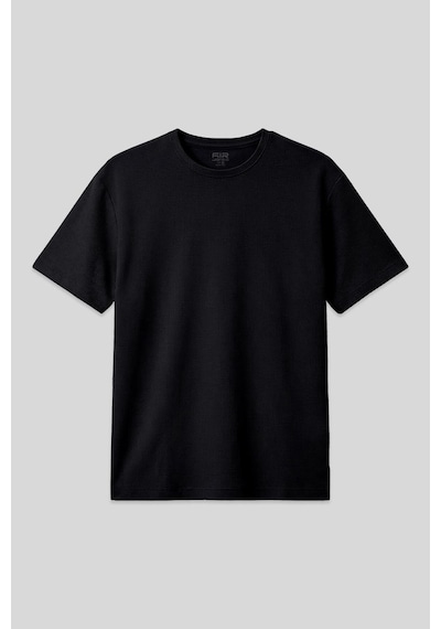 Oversize Fit Basic 3lü Paket Siyah-kırmızı-parlament Erkek T-shirt - 88379 Siyah - Mavi