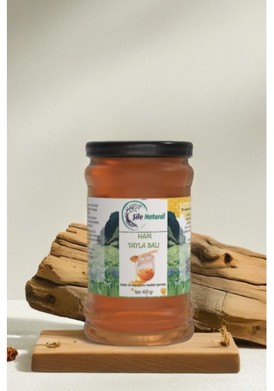 Yayla Balı Cam Kavanoz 400 Gr - %100 Doğal Ham Yayla Balı