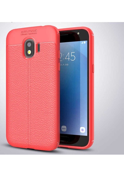 Samsung Uyumlu Galaxy J2 Pro 2018 Kılıf Zore Niss Silikon Kapak Kırmızı