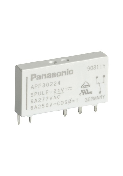Apf30224 6A 1Co 24Vdc Slim Röle Panasonic