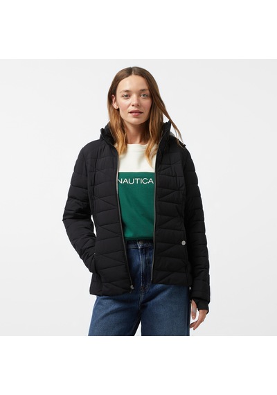 Nautica Kadın Siyah Mont Düz 117000673 Siyah