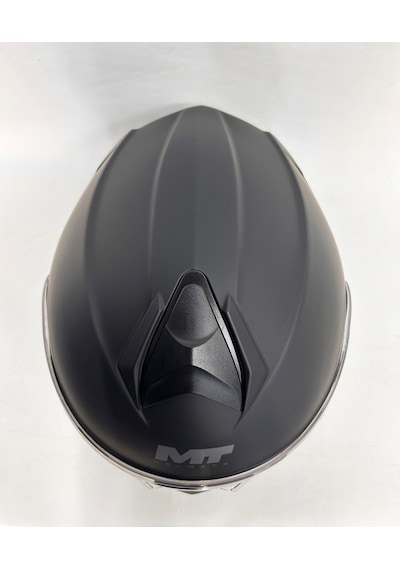 Mt Kask Genesis Sv Pure A1 Mat Siyah Çene Açılır Kask Iç Güneş Vizörlü Mat Siyah - Siyah