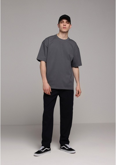 Colin's Colins Oversize Fit Yuvarlak Yaka Düz Erkek Antrasit Kısa Kol Tişört Cl1080061 Q1.v1 Ant Antrasit Colin's Colins Oversize Fit Yuvarlak Yaka Düz Erkek Antrasit Kısa Kol Tişört Cl1080061 Q1.v1 Ant Antrasit