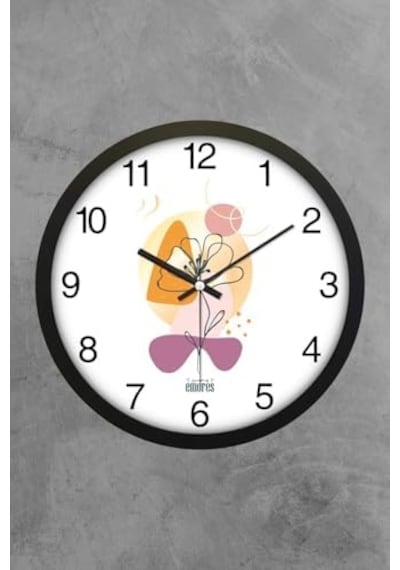 30 Cm Gerçek Cam Sessiz Mekanizma Duvar Saati 0240-beyaz-şekilli-48cm 27432536