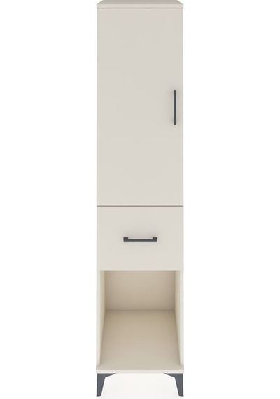 Hyperion Dolap Tek Raflı Tek Çekmeceli Tek Askılı 44x44x195 Aytaşı-aytaşı Aytası