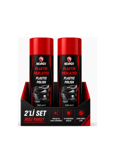 2 Adet Newmix Tampon-plastik Yenileyici 500 Ml Aerosol