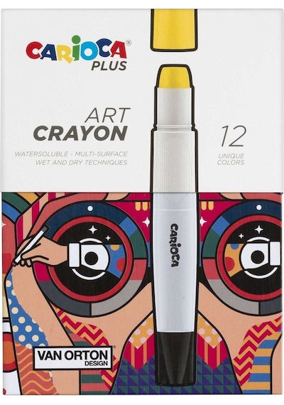 Carioca Plus Art Crayon Boya 12li Sert Kutu Çok Renkli