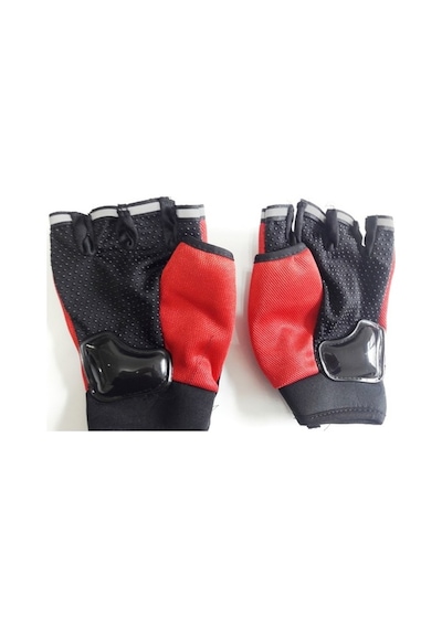 Probiker Korumalı Parmaksız Motosiklet Eldiveni (246036422)