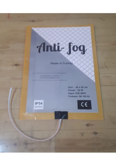 Ayna Buğu Önleyici Rezistans 12 V - 24 V Dc Oval 50x50 Cm