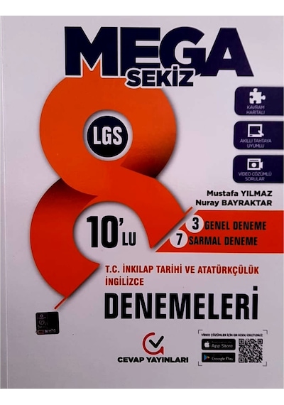 Cevap 8.Sınıf Inkılap Tarihi - Ingilizce Denemeleri 10 Lu