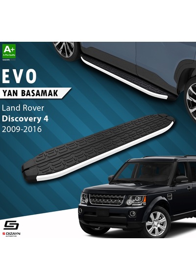 S-dizayn Land Rover Discovery 4 Evo Aluminyum Yan Basamak 193 Cm 2009-2016