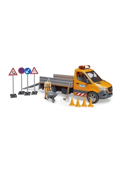 Bruder Mercedes Benz Sprinter Yol Bakım Aracı ve Elemanı 02677 Li