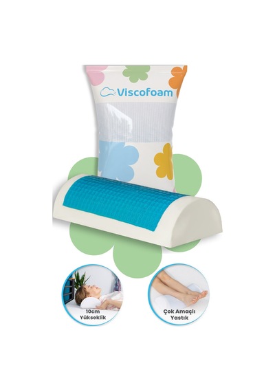 Viscofoam Çok Amaçlı D Model Jelli Horlama Visco Yastık - 42x18x10cm