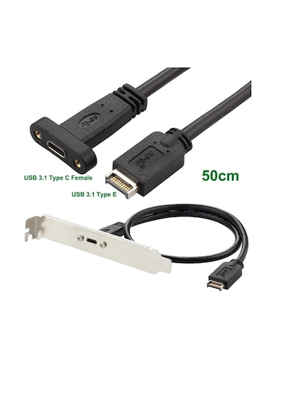 Usb Type E To Type C Type E To Type C Çevirici Dönüştürücü Kablo