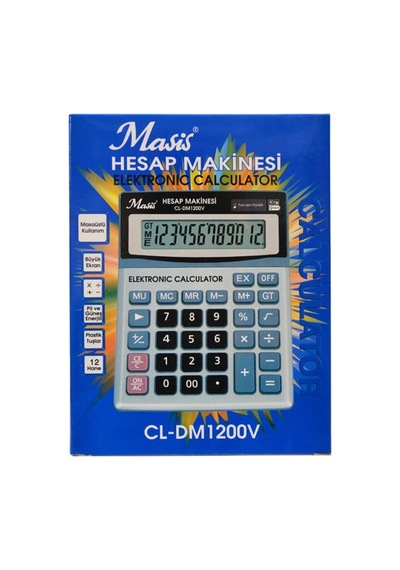 Cl-dm1200v 12 Hane Masaüstü Hesap Makinesi Diğer