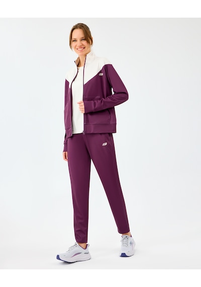 Skechers W Performance Track Suit Kadın Bordo Eşofman Takımı S212251-3877 Bordo