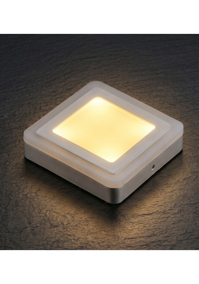 Kare Sıva Üstü Led Spot Armatür 9 Watt Çift Renk Üç Kademe Pembe Günışığı Gece Lambası