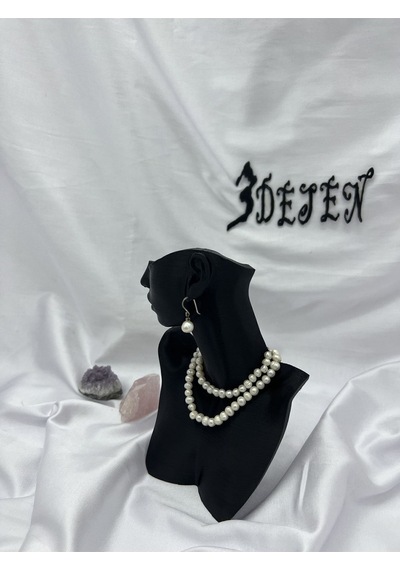 Siyah Dekoratif Takı Mankeni 20cm