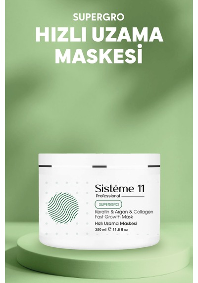 Sisteme 11 Hızlı Uzama Saç Maskesi 350 Ml