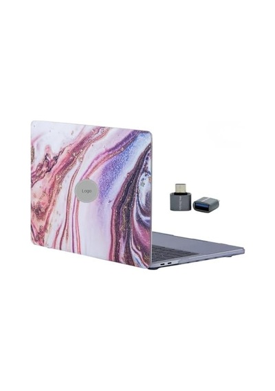 Macbook Air M1 Kılıf A2337 Uyumlu 13 İnç Mermer Desenli Hard Case A2179 A1932 Sert Kapak Koruyucu Kılıf Karışık