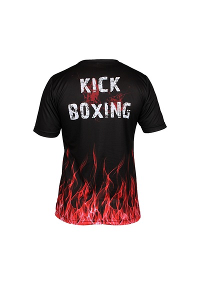 Dosmai Dijital Baskılı Kick Boks Spor T-shirt Kırmızı Kbt083