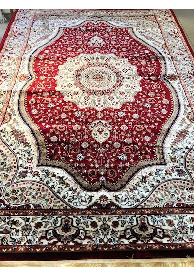 Asaryün Halı Ipek H4158 Bordo İpeksi Geleneksel Renkli Göbekli Klasik Desen Salon Halısı Modern Bordo-kırmızı Asaryün Halı Ipek H4158 Bordo İpeksi Geleneksel Renkli Göbekli Klasik Desen Salon Halısı Modern Bordo-kırmızı