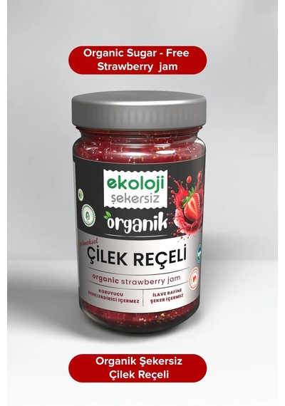 Ekoloji Market Organik Çilek Reçel 380 G